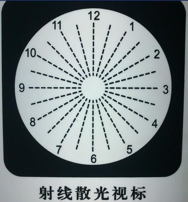 射線散光視標